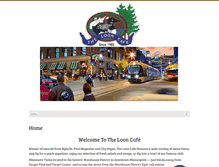 Tablet Screenshot of looncafe.com